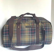Load image into Gallery viewer, Barbour Torridon Large Holdall Duffel Bag Shoulder Strap, Nylon Tartan Unisex