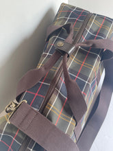 Load image into Gallery viewer, Barbour Torridon Large Holdall Duffel Bag Shoulder Strap, Nylon Tartan Unisex