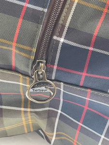 Barbour Torridon Large Holdall Duffel Bag Shoulder Strap, Nylon Tartan Unisex
