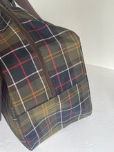 Load image into Gallery viewer, Barbour Torridon Large Holdall Duffel Bag Shoulder Strap, Nylon Tartan Unisex