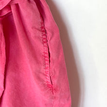 Load image into Gallery viewer, Close-up of a pink fabric with visible stitching on a white background