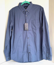 Load image into Gallery viewer, Ben Sherman Shirt Mens Large Blue Button-Down Regular Fit Cotton Print
