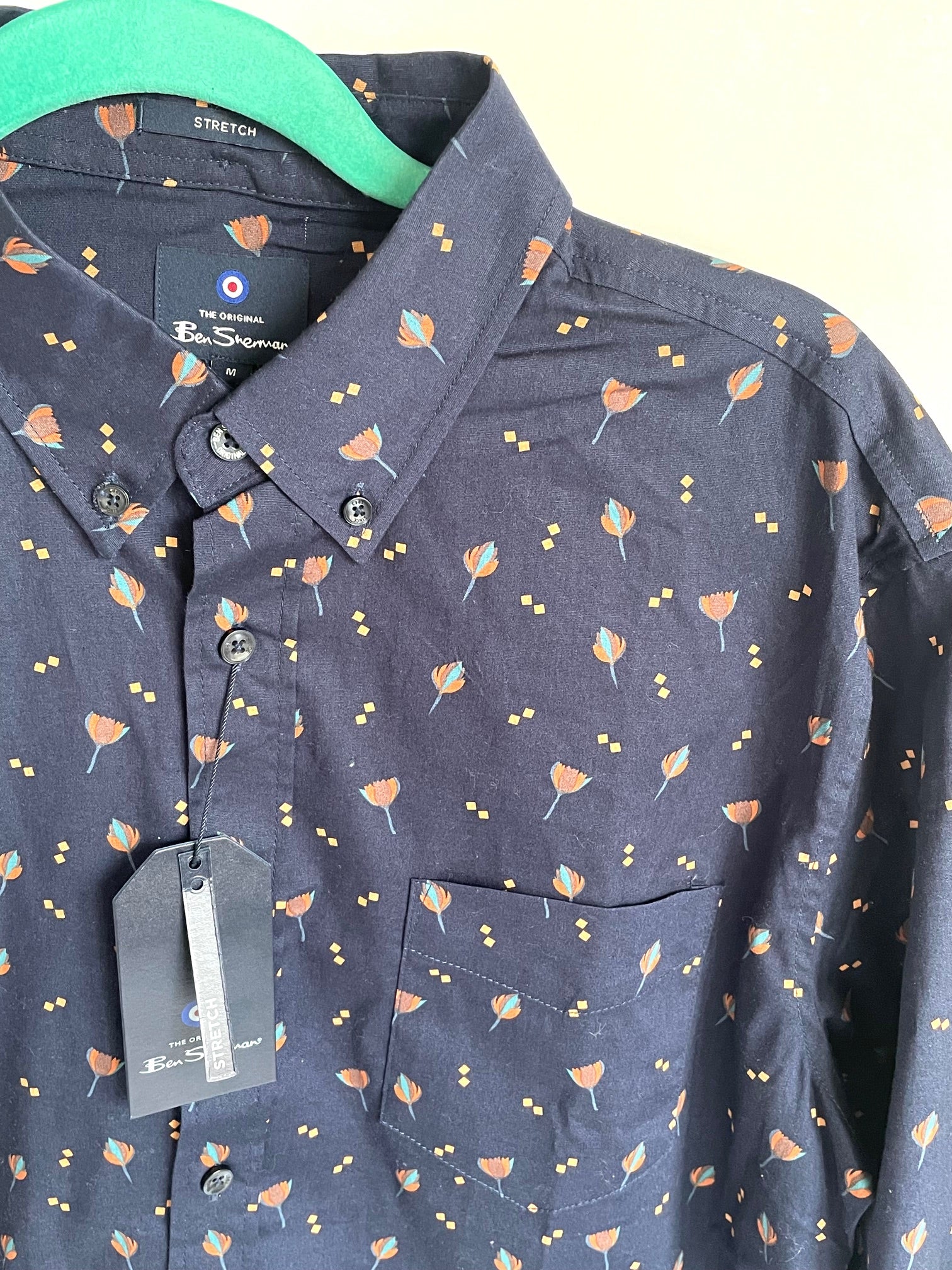 Ben Sherman Shirts | Ben Sherman Scattered Floral Stretch Button Down Shirt | Color: Blue | Size: M | Sheashea41's Closet Ben Sherman Shirts | Ben Sherman Scattered Floral Stretch Button Down Shirt | Color: Blue | Size: M | Sheashea41's Closet