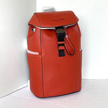 Load image into Gallery viewer, COACHRacerPackLeatherSlingBagBackpackCU111GunmetalDeepOrange_2