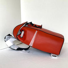 Load image into Gallery viewer, COACHRacerPackLeatherSlingBagBackpackCU111GunmetalDeepOrange_2