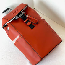 Load image into Gallery viewer, COACHRacerPackLeatherSlingBagBackpackCU111GunmetalDeepOrange_2