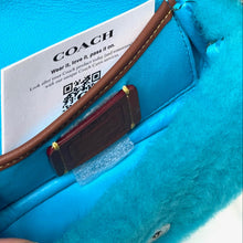 Load image into Gallery viewer, COACH x Lil Nas X Tabby 12 Shearling 2 Way Bag CP940 Montero Blue Crossbody