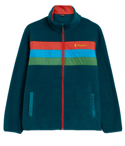 COTOPAXI Mens Teca Fleece Full-Zip Jacket XXL Green Sequoia Sustainable