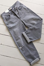 Load image into Gallery viewer, Citizens Of Humanity Dylan Jeans Womens 28 Gray Straight Rolled Crop High Rise