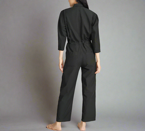Citizens of Humanity Frida Utility Jumpsuit Womens Small Olive Crop Cotton Slouchy
