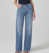 Load image into Gallery viewer, Citizens of Humanity Annina Trouser Jeans Womens 27 Blue Wide-Leg 33 in