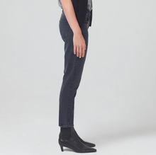 Load image into Gallery viewer, Citizens of Humanity Ella Slim Crop Jeans Womens 28 Black Midrise Film Noir