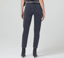 Load image into Gallery viewer, Citizens of Humanity Ella Slim Crop Jeans Womens 28 Black Midrise Film Noir