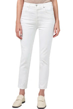 Load image into Gallery viewer, Citizens of Humanity Jolene Jeans Vintage Slim Ankle High Rise Distressed White Out