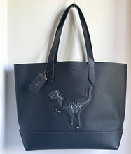 Load image into Gallery viewer, Coach 1941 Gotham Tote Rexy Black Large Leather Carry-All Shoulder Bag 11087
