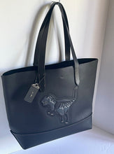 Load image into Gallery viewer, Coach 1941 Gotham Tote Rexy Black Large Leather Carry-All Shoulder Bag 11087
