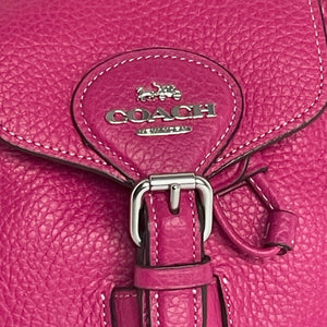 Coach Amelia Convertible Backpack CL408 Pink Cerise Leather Mini Crossbody