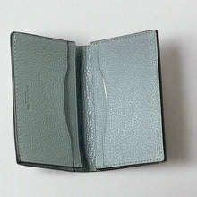 Load image into Gallery viewer, CoachBifoldCardCaseWalletMensGrayPebbledLeatherSlimCS476_4
