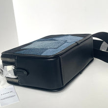 Load image into Gallery viewer, Coach CAJ95 Charter Crossbody 24 Denim Patchwork Leather Bag Men’s Shoulder