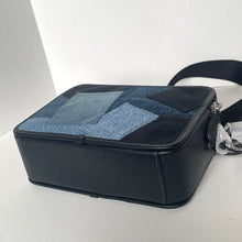 Load image into Gallery viewer, Coach CAJ95 Charter Crossbody 24 Denim Patchwork Leather Bag Men’s Shoulder