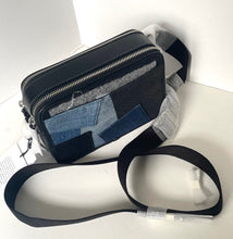 Load image into Gallery viewer, Coach CAJ95 Charter Crossbody 24 Denim Patchwork Leather Bag Men’s Shoulder