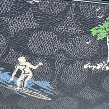 Load image into Gallery viewer, Textile pattern with a surfer design on a textured background