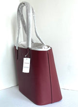 Load image into Gallery viewer, Coach CC050 Cameron Large Tote Red Wine Pebble Leather Shoulder Bag ORIG PKG