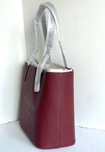 Load image into Gallery viewer, Coach CC050 Cameron Large Tote Red Wine Pebble Leather Shoulder Bag ORIG PKG