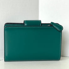 Load image into Gallery viewer, Green wallet on a white background