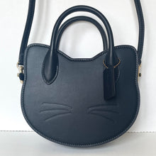 Load image into Gallery viewer, Coach CW615 Crossbody Bag Black Cat Leather Glovetanned 2025 Halloween