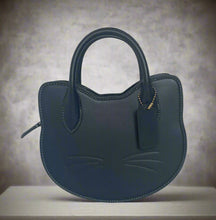 Load image into Gallery viewer, Coach CW615 Crossbody Bag Black Cat Leather Glovetanned 2025 Halloween