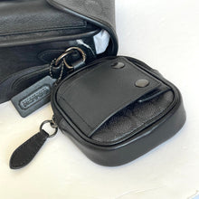 Load image into Gallery viewer, Coach Charter North South Crossbody Black Signature Canvas Hybrid Pouch C2600