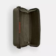 Load image into Gallery viewer, Coach Charter Slim Crossbody Messenger Green Signature Jacquard CU207