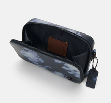 Load image into Gallery viewer, Coach Charter Slim Crossbody Messenger Tie Dye Blue Leather Sling Bag CU208