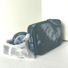 Load image into Gallery viewer, Coach Charter Slim Crossbody Messenger Tie Dye Blue Leather Sling Bag CU208