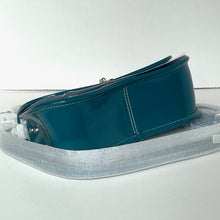 Load image into Gallery viewer, Teal handbag on a white background