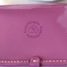 Load image into Gallery viewer, Coach Coachtopia Wavy Mini Wallet Crossbody CQ060 Crinkle Patent Leather Lilac