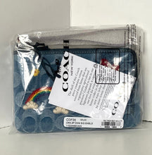 Load image into Gallery viewer, Coach pouch with rainbow design in clear packaging on a white background
