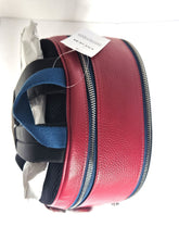 Load image into Gallery viewer, Coach Court Backpack CR768 Large Colorblock Blue Leather Zip ORG PKG