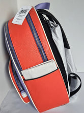 Load image into Gallery viewer, Coach Court Backpack CR768 Large Colorblock Purple Leather Zip ORG PKG