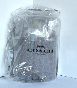 Coach Dempsey CO072 Drawstring Bucket Bag 15 Oxblood Leather Crossbody