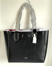 Load image into Gallery viewer, Coach Derby Large Tote Black Pebbled Leather 58660 Shoulder Bag ORG PKG