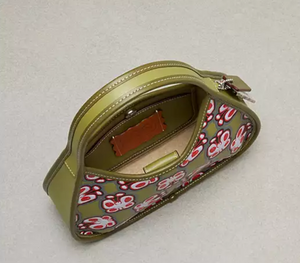 Coach Ergo Bag Butterfly Print Coachtopia 90s Leather Olive Green CQ828