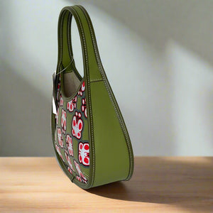 Coach Ergo Bag Butterfly Print Coachtopia 90s Leather Olive Green CQ828