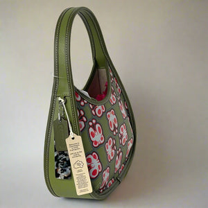 Coach Ergo Bag Butterfly Print Coachtopia 90s Leather Olive Green CQ828