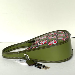 Coach Ergo Bag Butterfly Print Coachtopia 90s Leather Olive Green CQ828
