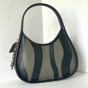 CoachErgoBagCQ004CoachtopiaArmyGreenLeatherWavyStripeUpcrafted90s_9