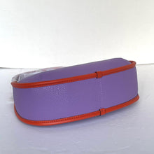 Load image into Gallery viewer, CoachErgoBagCoachtopiaPurpleShoulderBag90sLeatherCK112IrisSunOrange_2