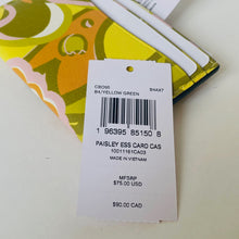Load image into Gallery viewer, Product tag with barcode and text on a colorful background