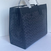 Load image into Gallery viewer, Coach Field Tote 40 Leather Large Black Crossbody Logo Canvas Leather ORG PKG